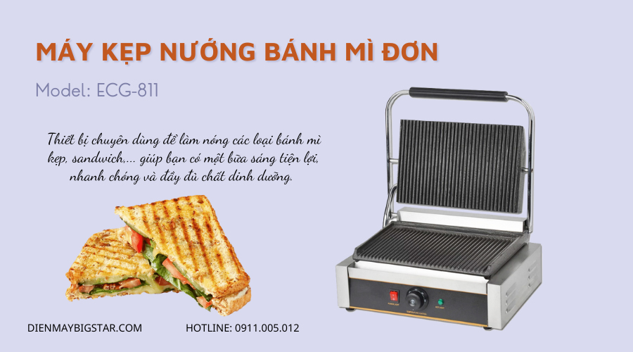 may kep nuong banh mi don ECG 811 5