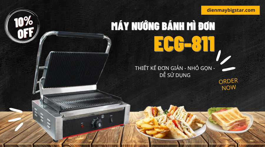 may kep nuong banh mi don ECG 811 4