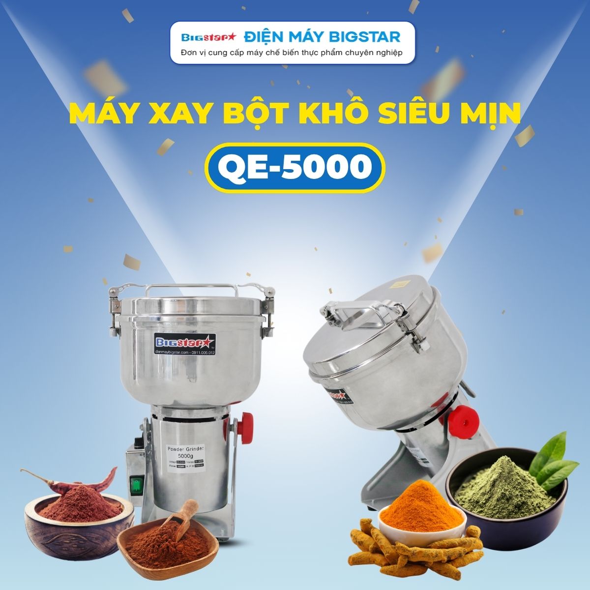 may xay bot kho sieu min QE 5000 banner 1