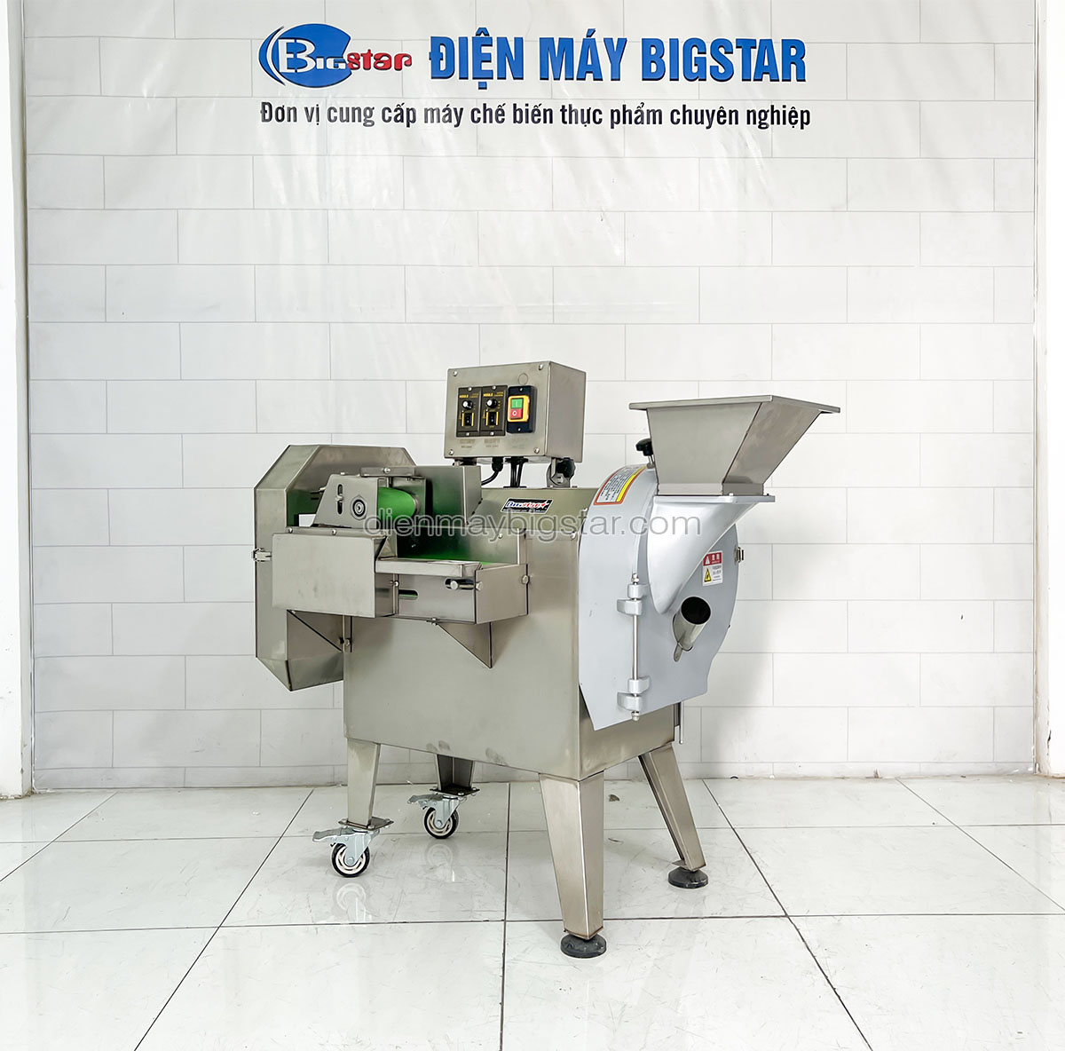Máy cắt rau củ quả băng tải nhỏ YQC-803 13 may cat rau cu qua bang tai nho yqc 803 tr 3