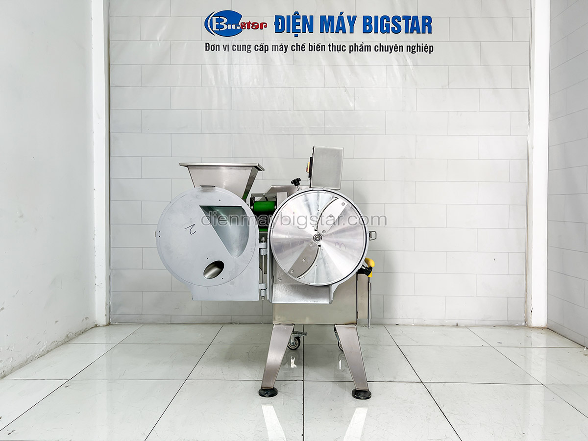 Máy cắt rau củ quả băng tải nhỏ YQC-803 14 may cat rau cu qua bang tai nho yqc 803 tr 2