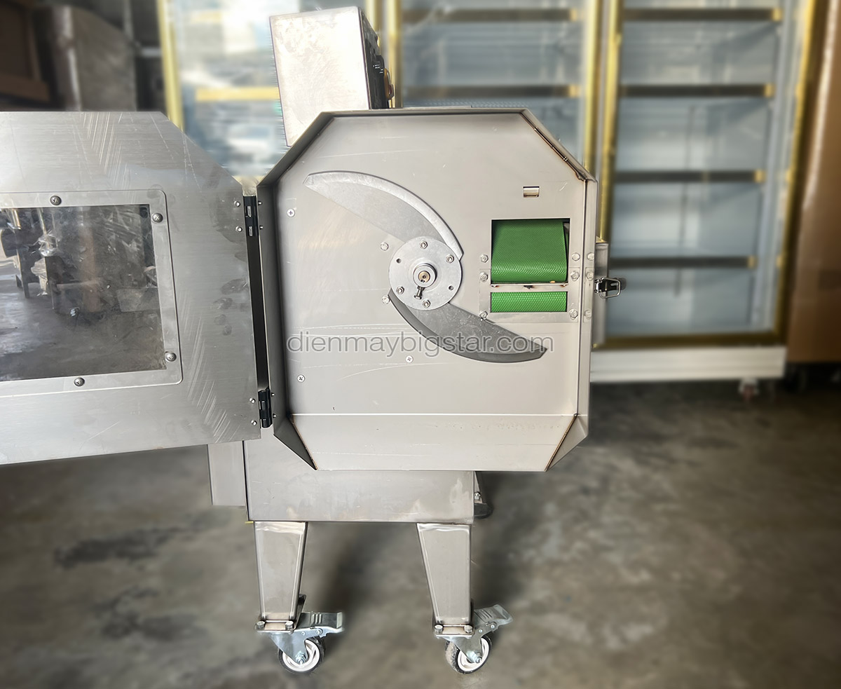 Máy cắt rau củ quả băng tải nhỏ YQC-803 16 may cat rau cu qua bang tai nho yqc 803 tr 5
