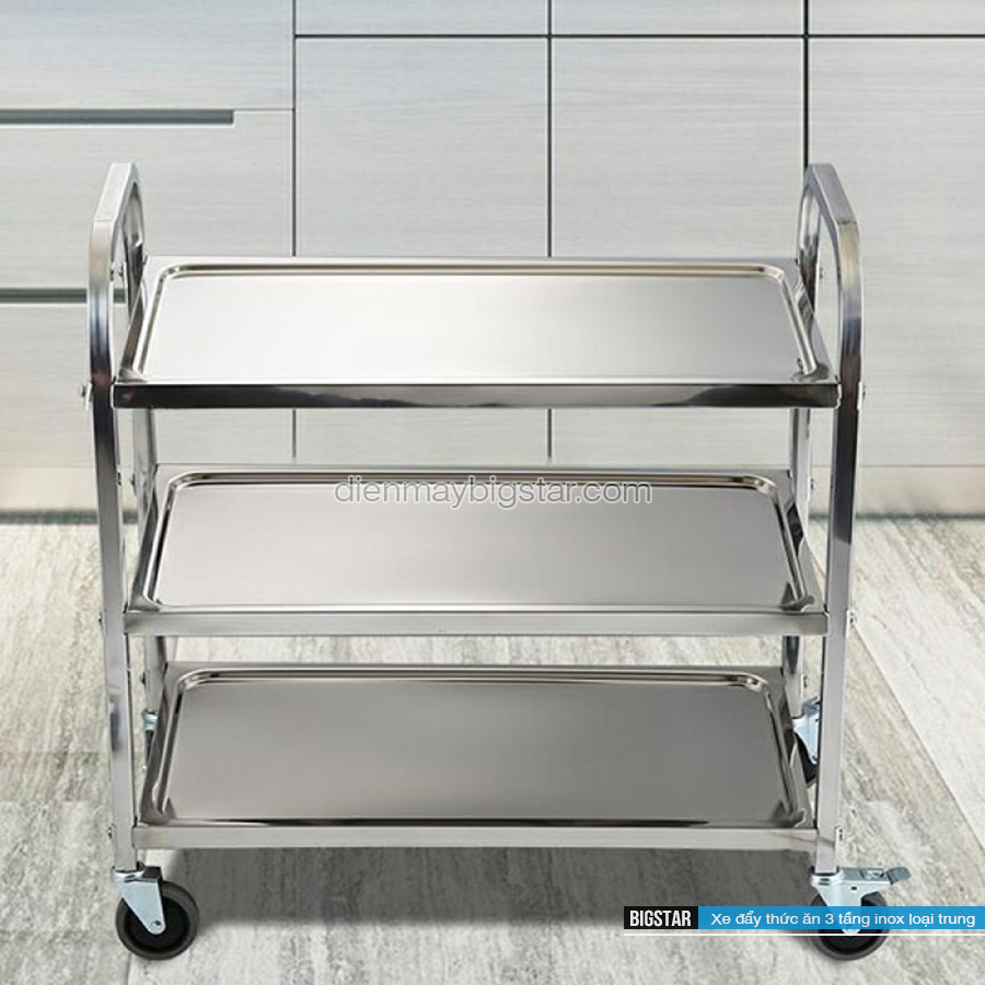 xe day thuc an 3 tang inox loai trung 2