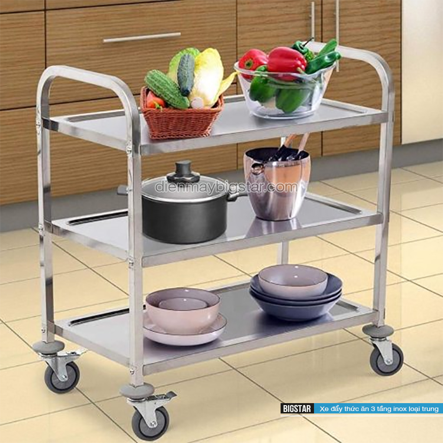 xe day thuc an 3 tang inox loai trung 5