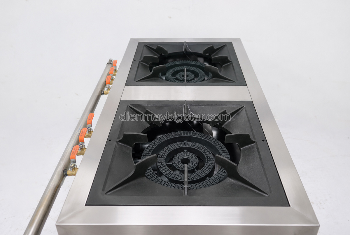 Bếp hầm gas công nghiệp 2 họng có chân BS-2GC 10 bep ham doi 3 vong lua cong nghiep tr 2