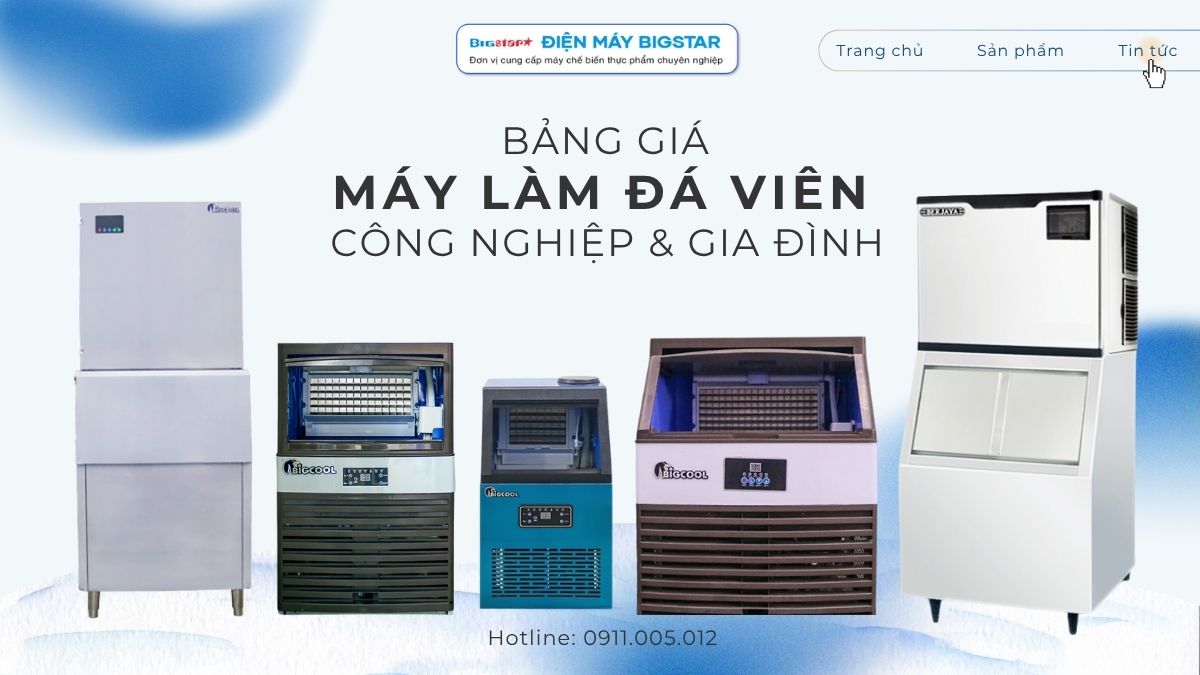 máy làm đá viên