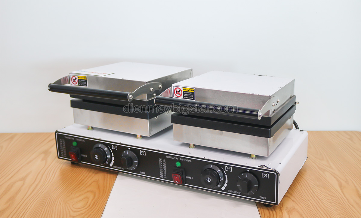 May lam banh waffle vuong doi FL630 9