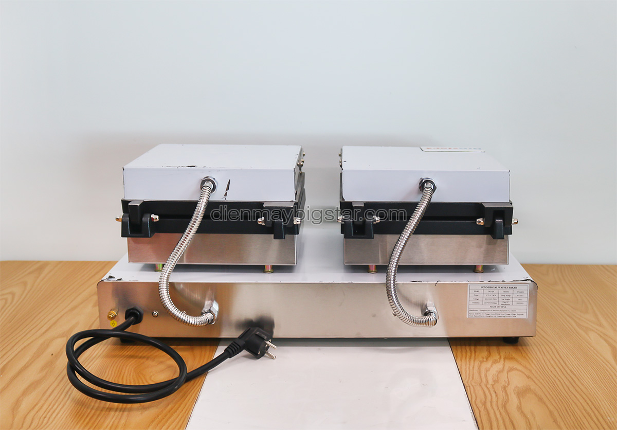 May lam banh waffle vuong doi FL630 11