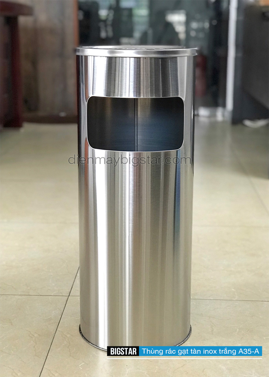 thung rac gat tan inox trang A35 A 2 1