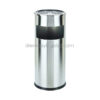 Thùng rác gạt tàn inox trắng A35-A