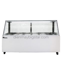 Tủ trưng bày chè topping trà sữa inox 1m8 TDC1M8