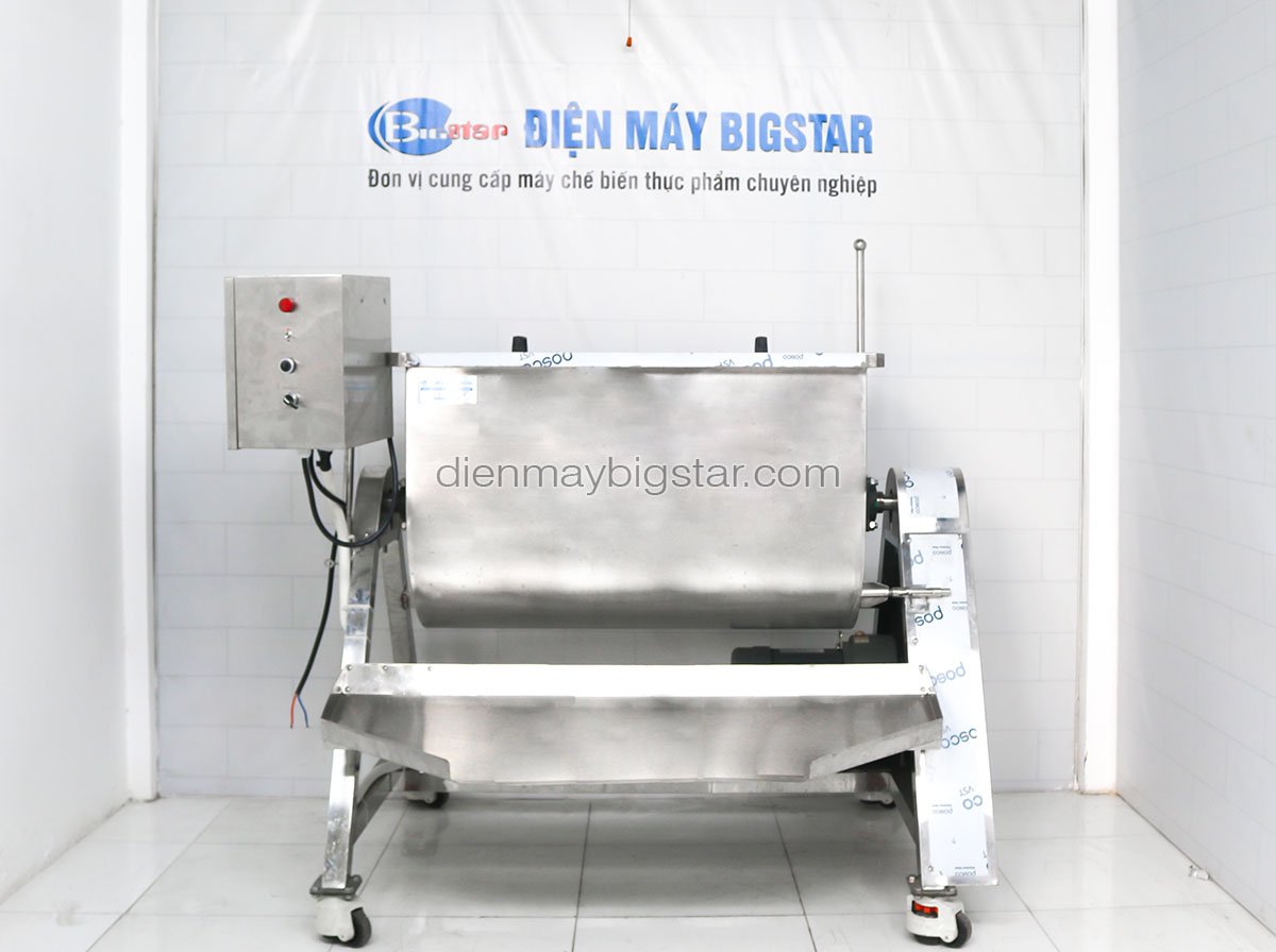 Máy trộn đảo công nghiệp nằm ngang 100kg