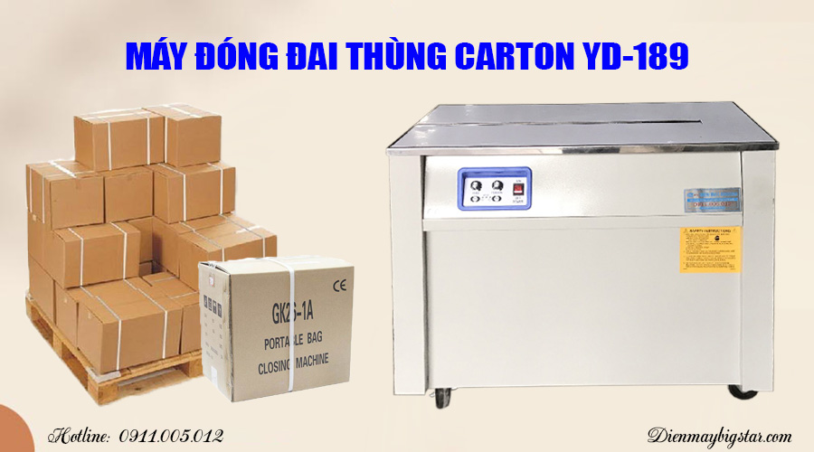 may dong dai thung ban tu dong YD 189 8