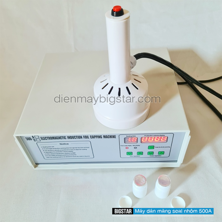 Máy dán màng seal nhôm 500A