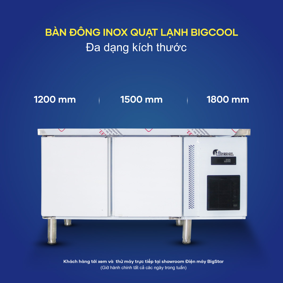 ban dong inox 1 5m quat lanh bigcool rs 1500ql tr 1