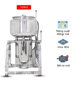 Máy xay giò lụa 21 may xay gio cha 50kg 2 lop tr av