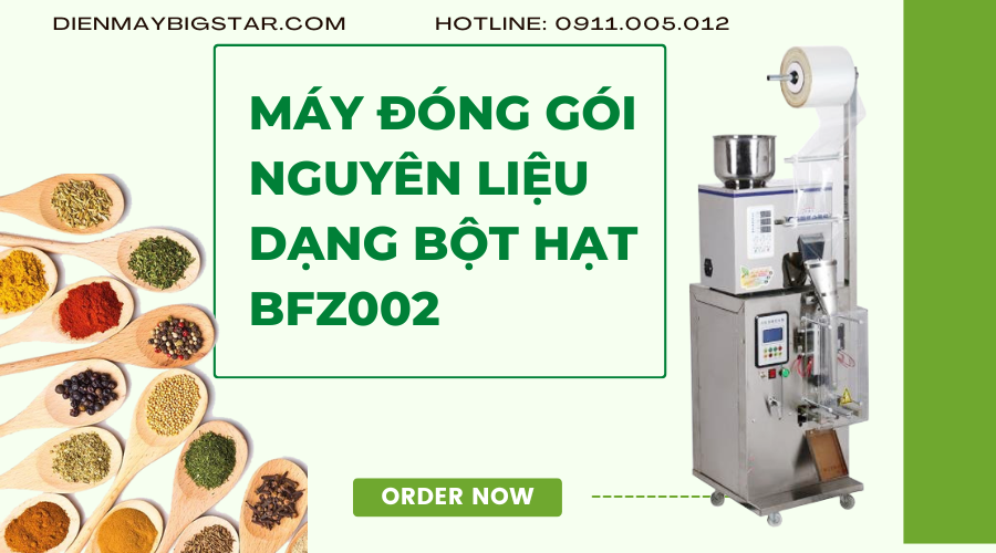 Máy đóng gói nguyên liệu dạng bột hạt BFZ002