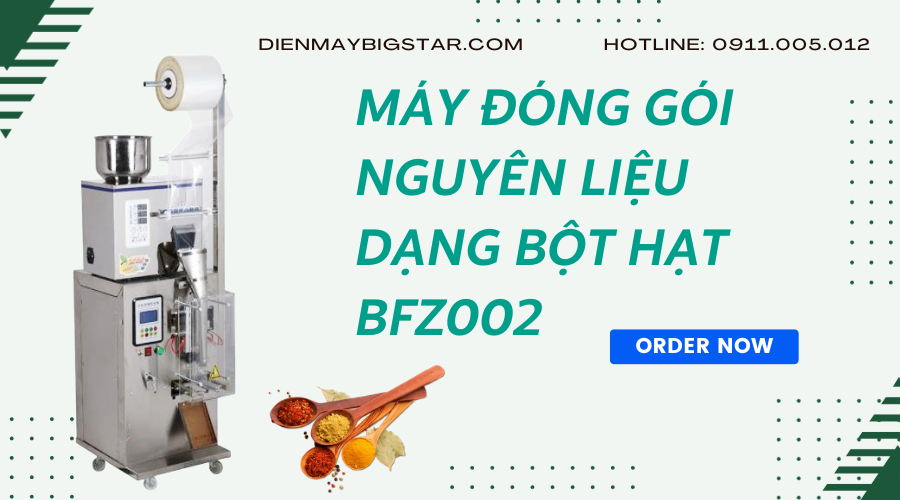 Máy đóng gói nguyên liệu dạng bột hạt BFZ002
