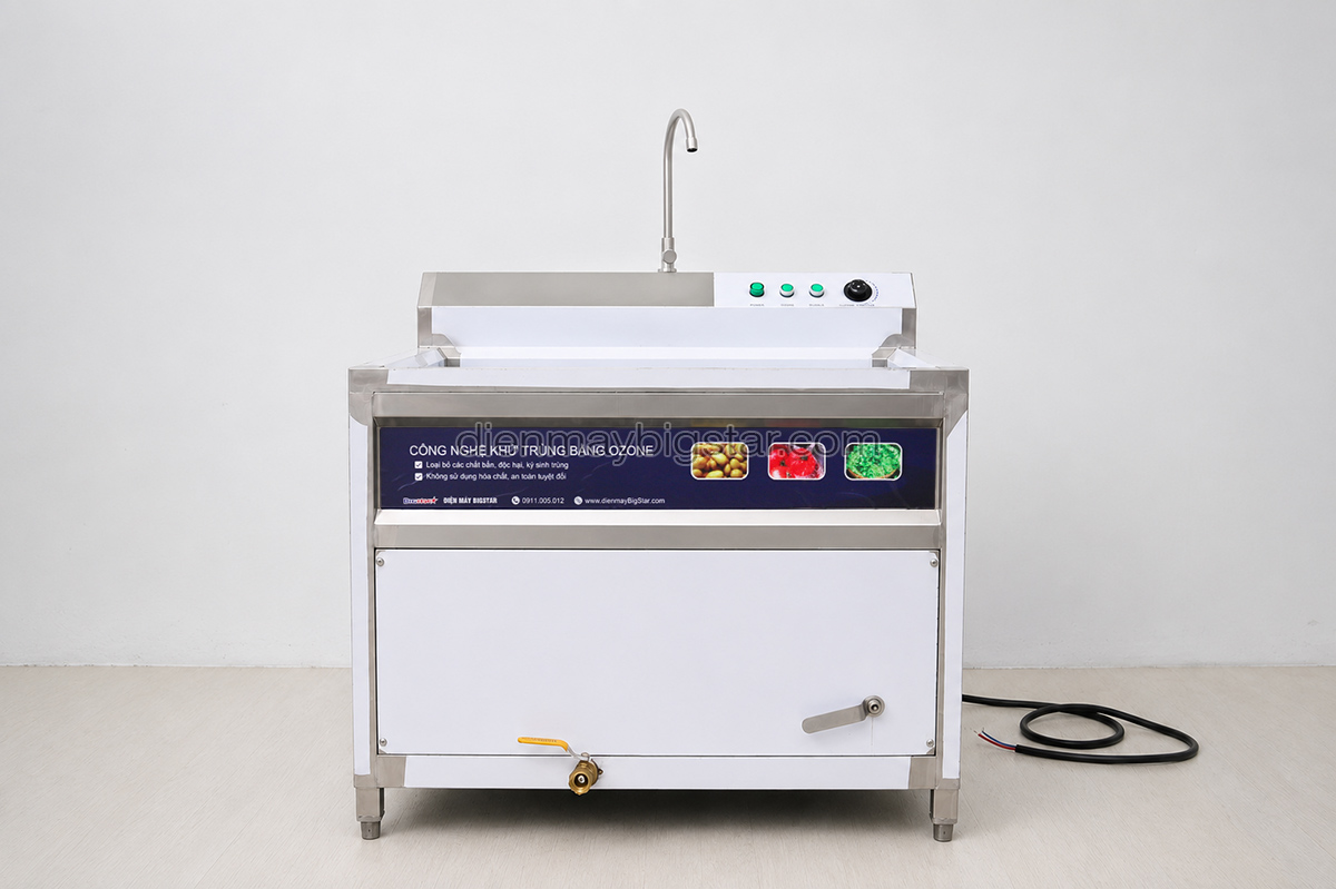 Máy rửa rau củ quả sục khí Ozone RRC-1000 20 may rua rau cu qua suc khi ozon RRC 1000 5