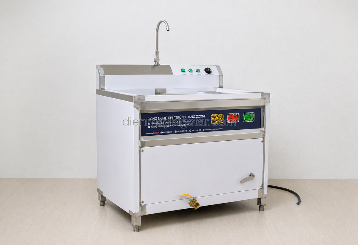 Máy rửa rau củ quả sục khí Ozone RRC-1000 21 may rua rau cu qua suc khi ozon RRC 1000 6
