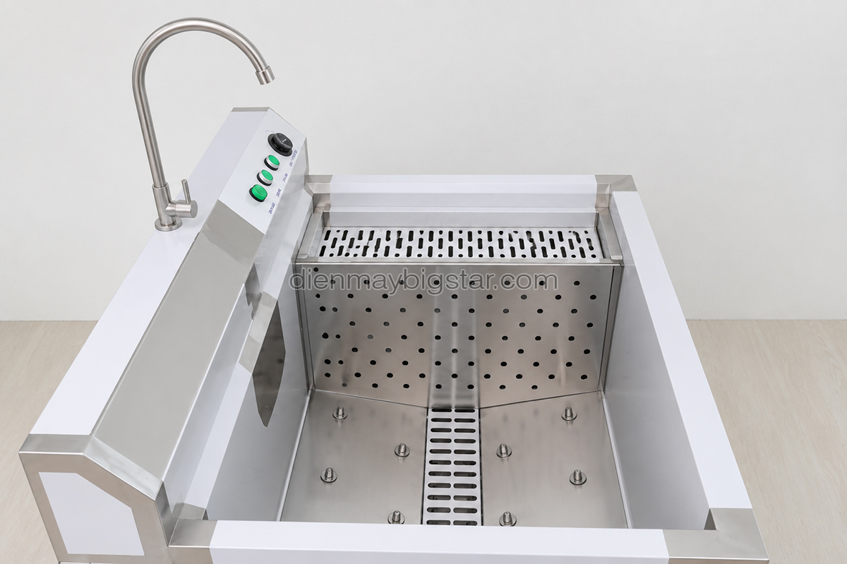 Máy rửa rau củ quả sục khí Ozone RRC-1000 22 may rua rau cu qua suc khi ozon RRC 1000 10
