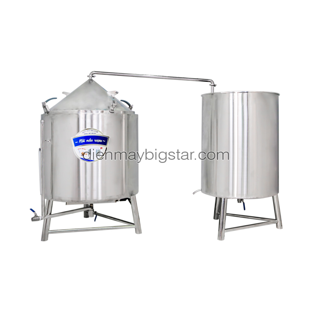 Bộ nồi nấu rượu INOX 100kg