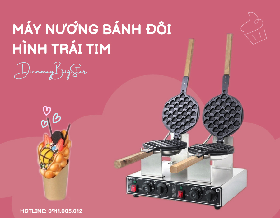 Máy nướng bánh đôi hình trái tim SS-HW2ES 13 may nuong banh doi hinh trai tim SS HW2ES 6