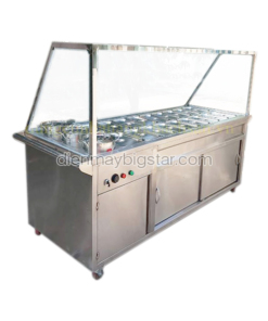 Quầy giữ nóng thức ăn 18 khay và 3 nồi 9 tu ham nong thuc an 18 khay 3 noi