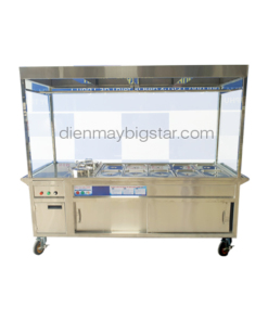 tu ham nong thuc an inox co mai che 10 khay 4