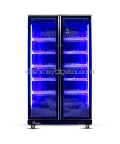 Tủ mát 2 cánh quạt lạnh sấy kính Luxury LRY-1200