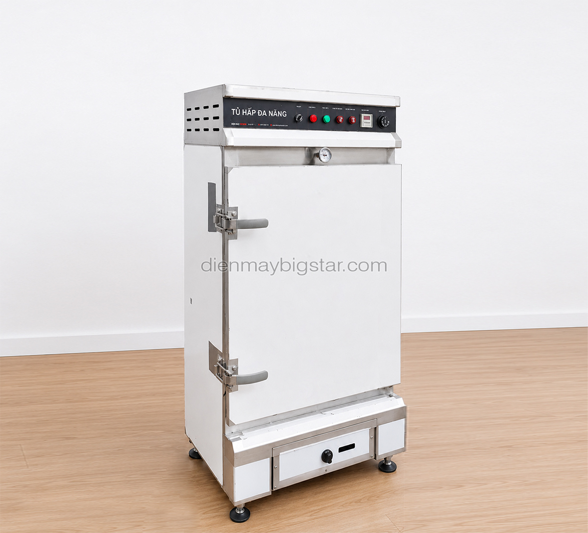 Tủ hấp bánh bao 12 khay điện gas TC-BS12DG 12 tu nau com 12 khay dien gas TC BS12DG 3