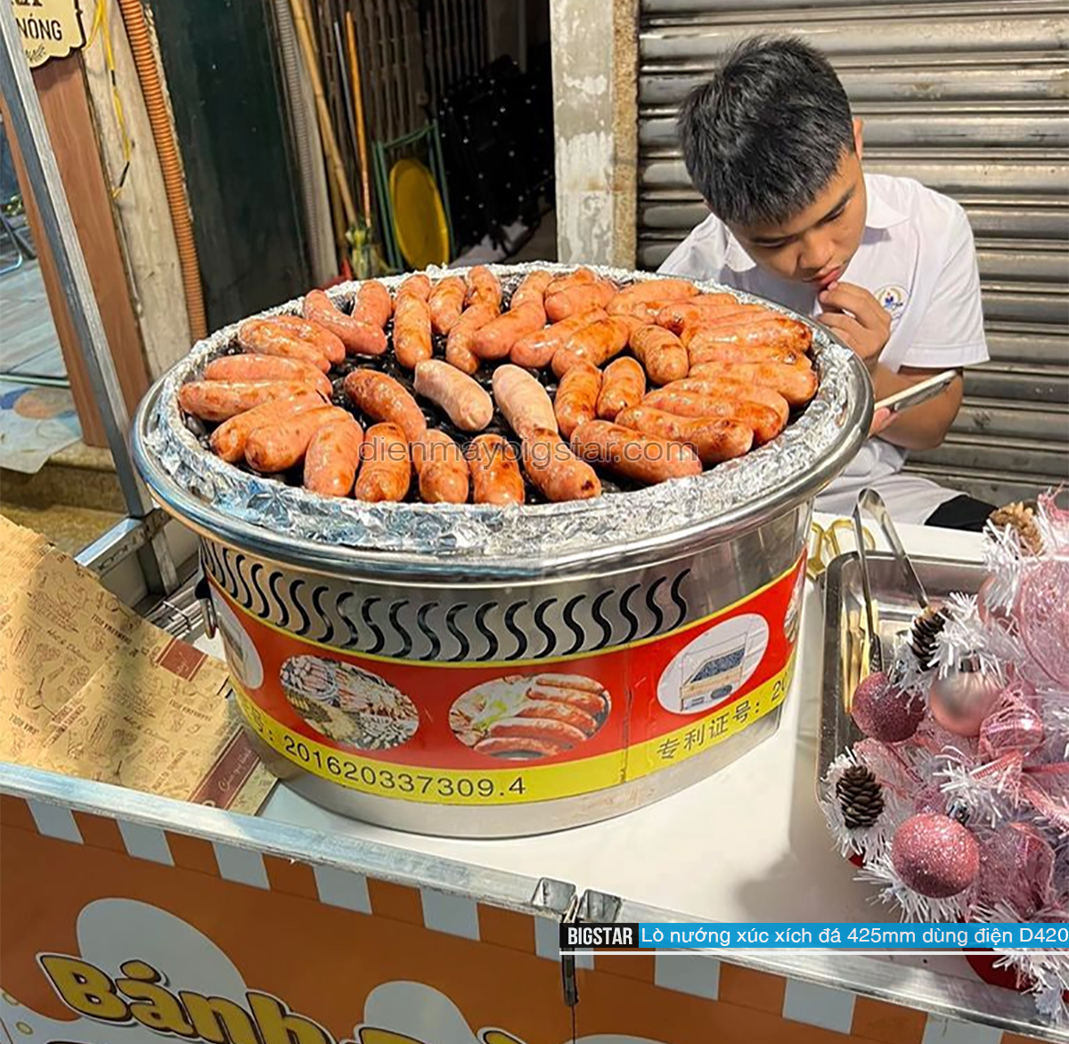 may nuong xuc xich da 425mm dung dien d420 3