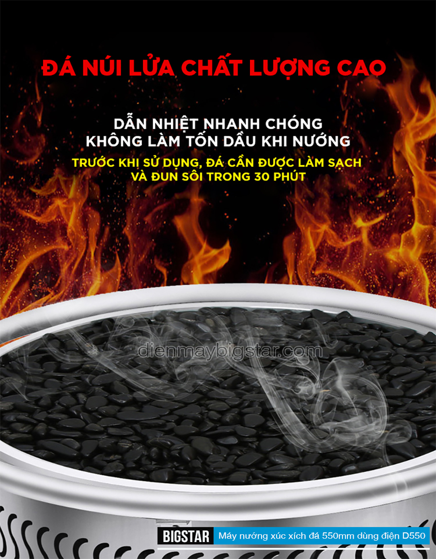 may nuong xuc xich da 550mm dung dien D550 1
