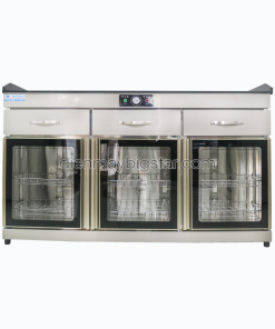 Máy sấy chén bát 3 cửa 3 hộc chống vân tay 1500mm