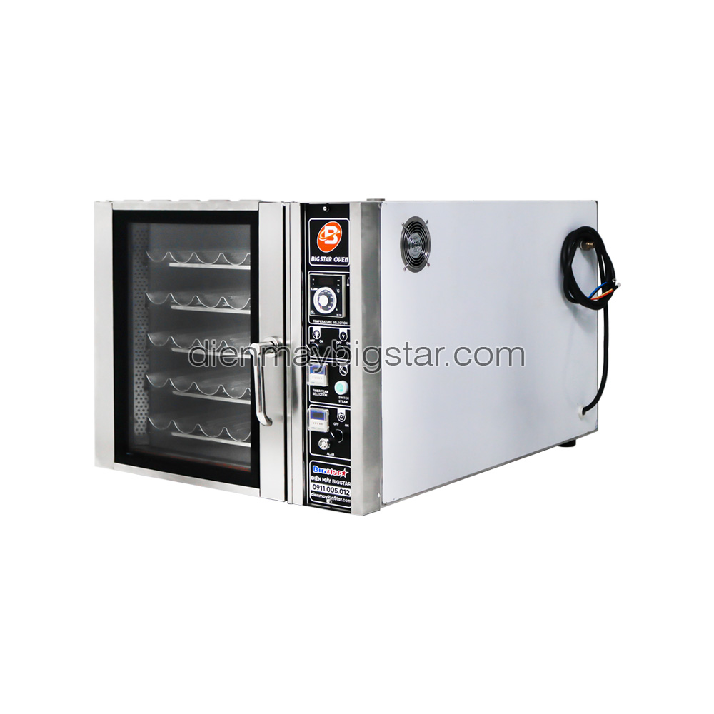 Lò nướng bánh mì đối lưu 5 khay Việt Nam 9 Lò nướng bánh mì đối lưu 5 khay Việt Nam - Ảnh 2