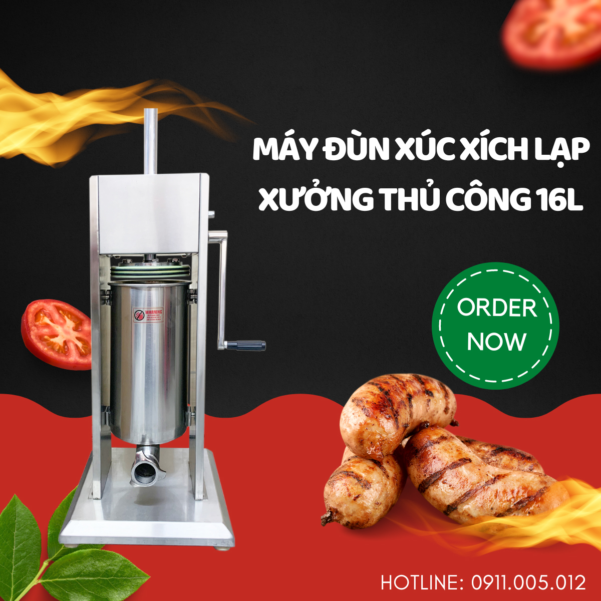may dun xuc xich lap xuong thu cong 16l 5
