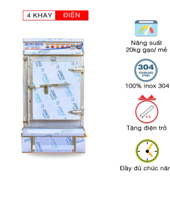 Tủ nấu cơm điện 4 khay Việt Nam