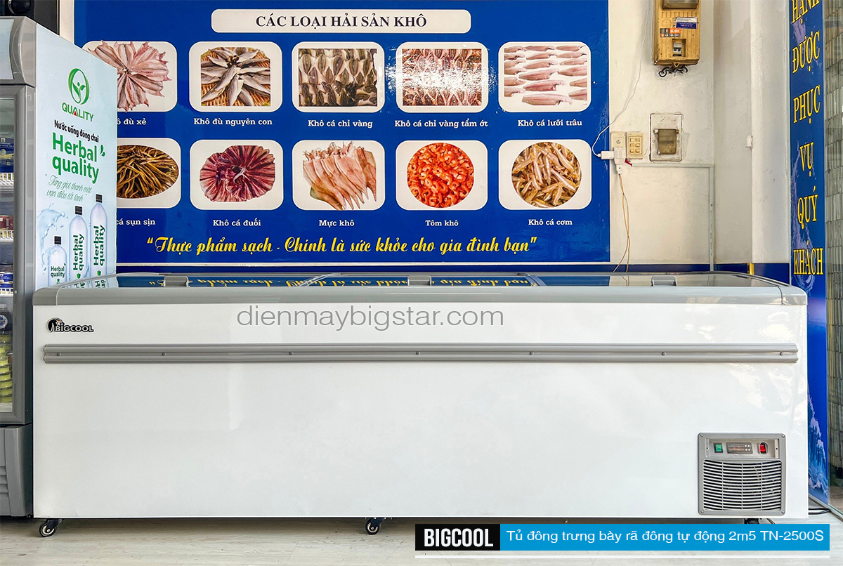don hang tu dong trung bay ra dong tu dong 2m5 TN2500S 1