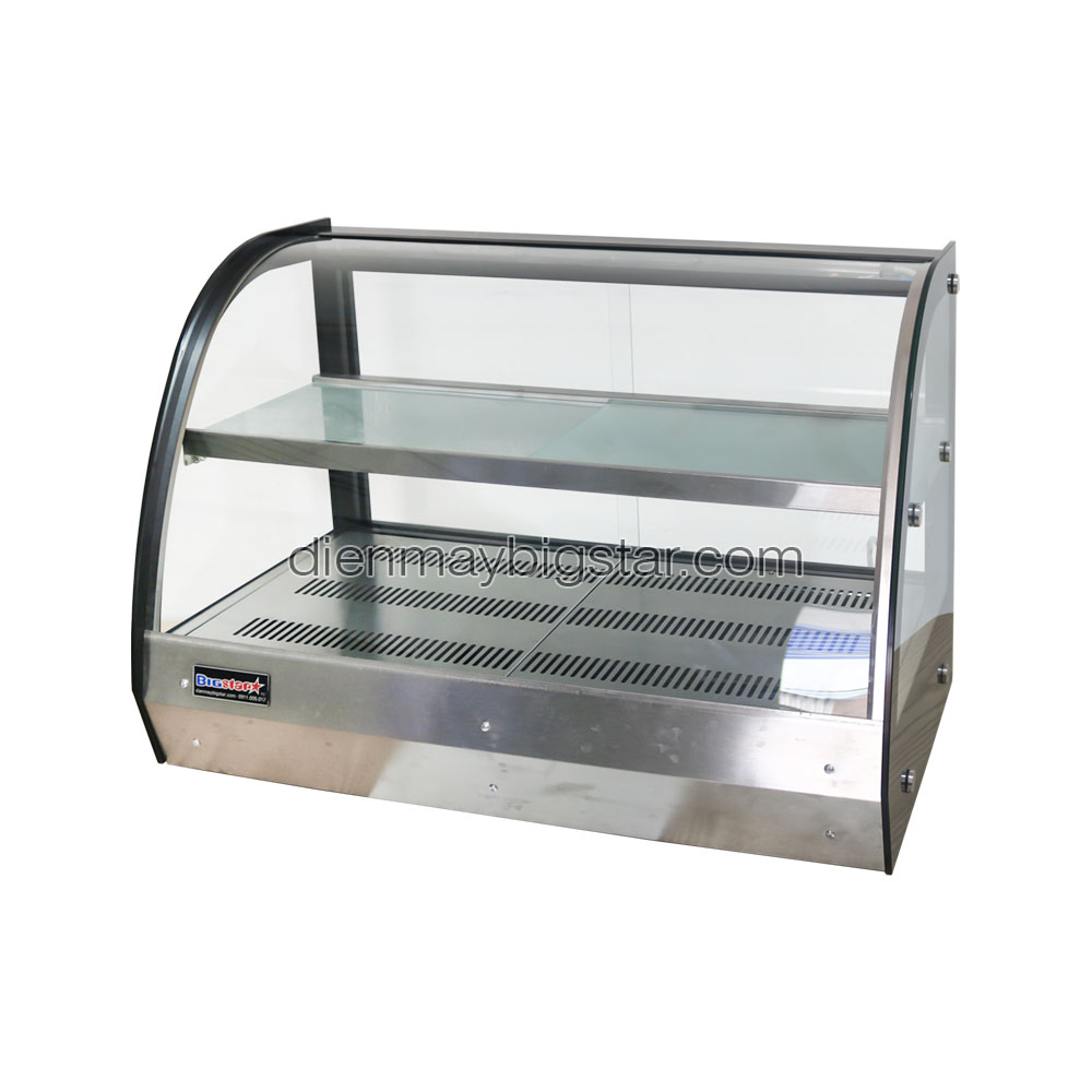 Tủ giữ nóng bánh kính cong 900mm KC-900 9 Tủ giữ nóng bánh kính cong 900mm KC-900 - Ảnh 2