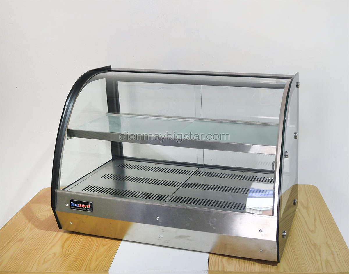 Tủ giữ nóng bánh kính cong 900mm KC-900 20 u giu nong banh ngot kinh cong 6