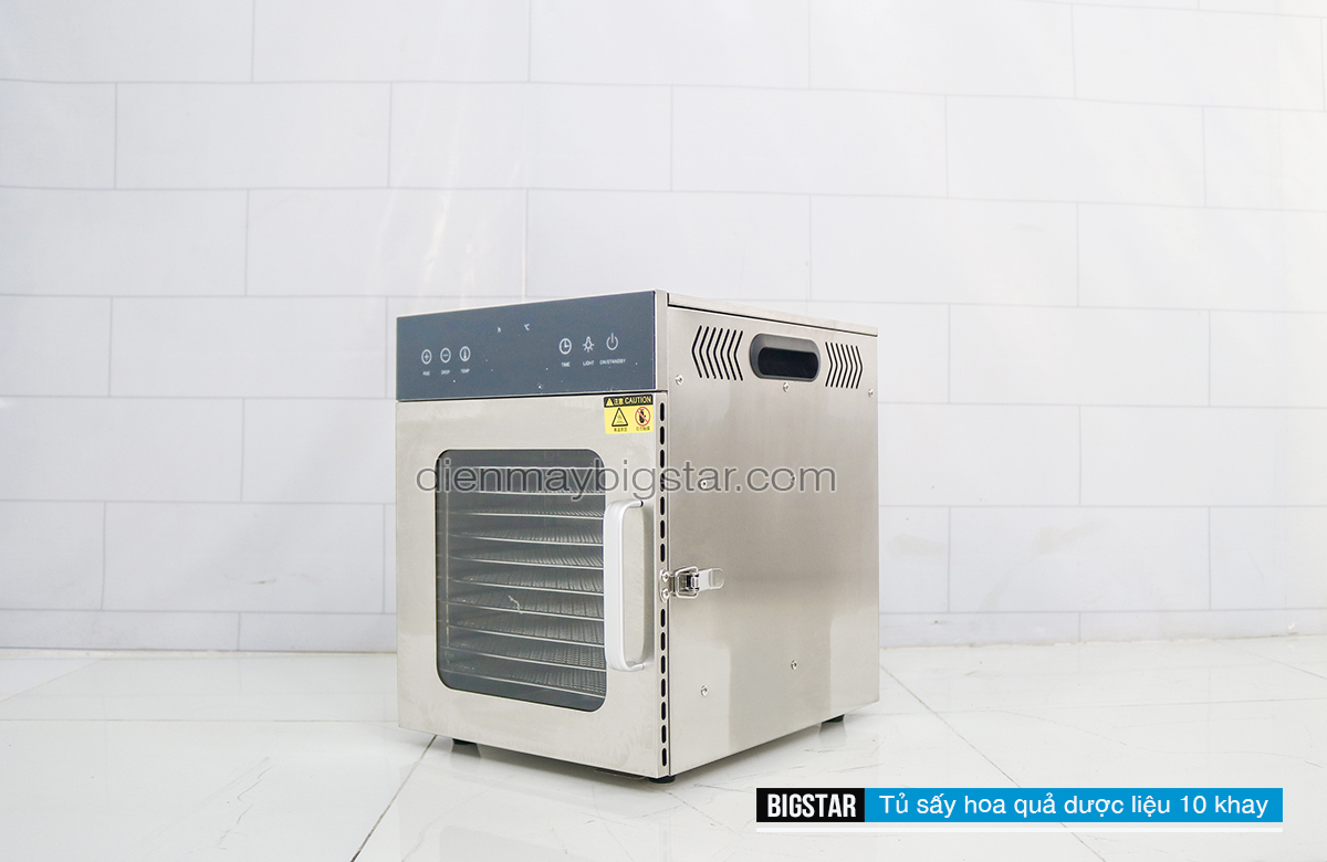 Tủ sấy hoa quả dược liệu 10 khay 