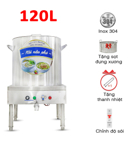 Nồi nấu phở 120L gắn biến trở CB
