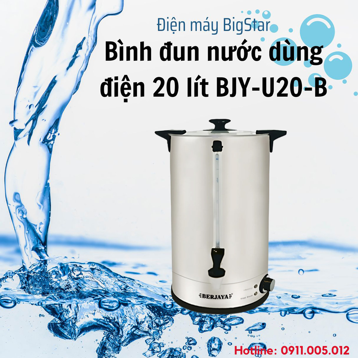 binh dun nuoc dung dien 20 lit BJY U20 B 3