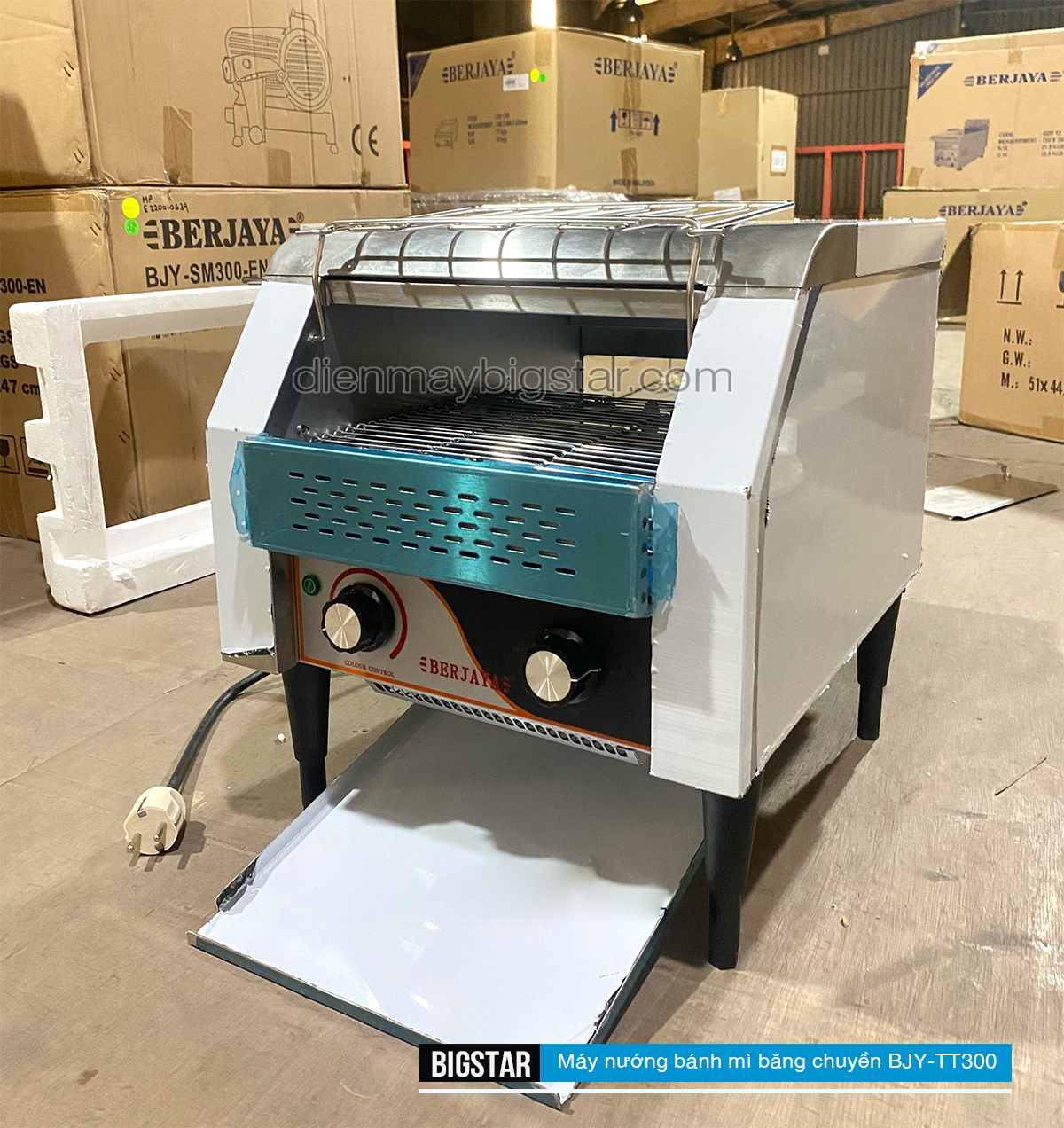 Máy nướng bánh mì băng chuyền Berjaya BJY-TT300