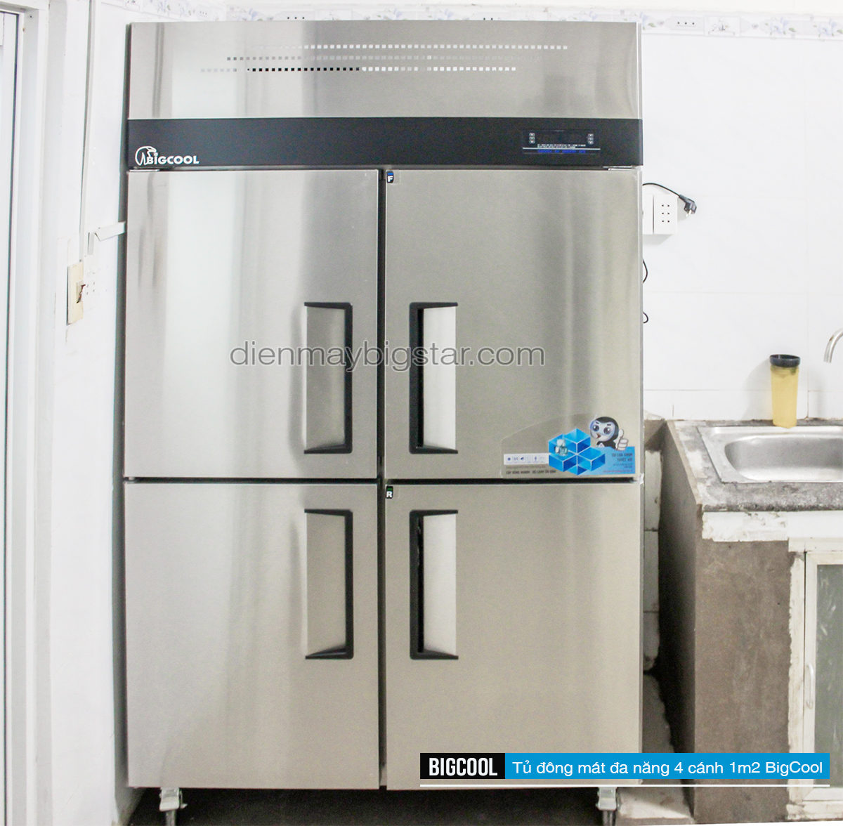 don hang tu dong mat 4 canh 1m2 bigcool TDM 1200LD 4