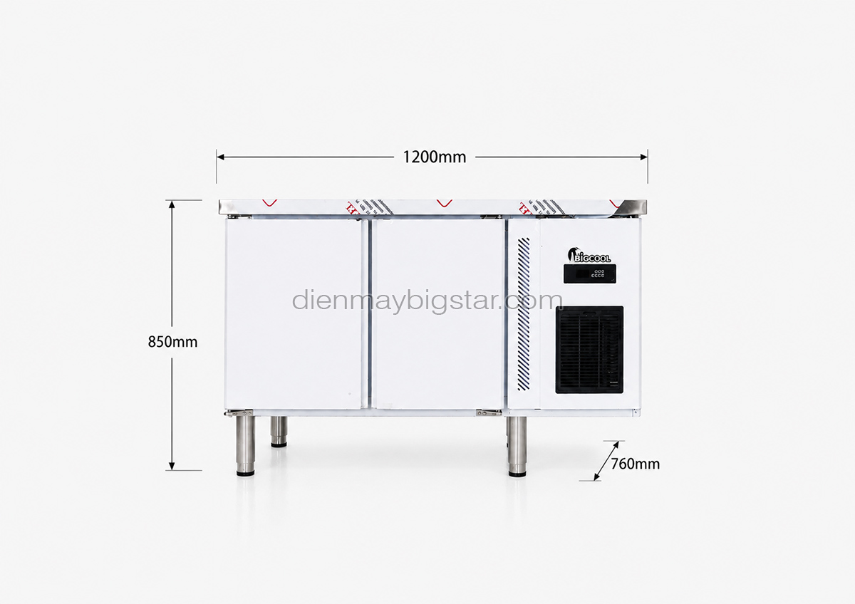 Bàn mát inox 1m2 quạt lạnh BigCool KV-1200QL 16 ban mat inox 1m2 quat lanh Bigcool KV 1200QL 6 1