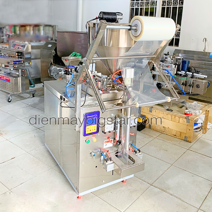 Máy đóng gói nguyên liệu dạng lỏng ba biên