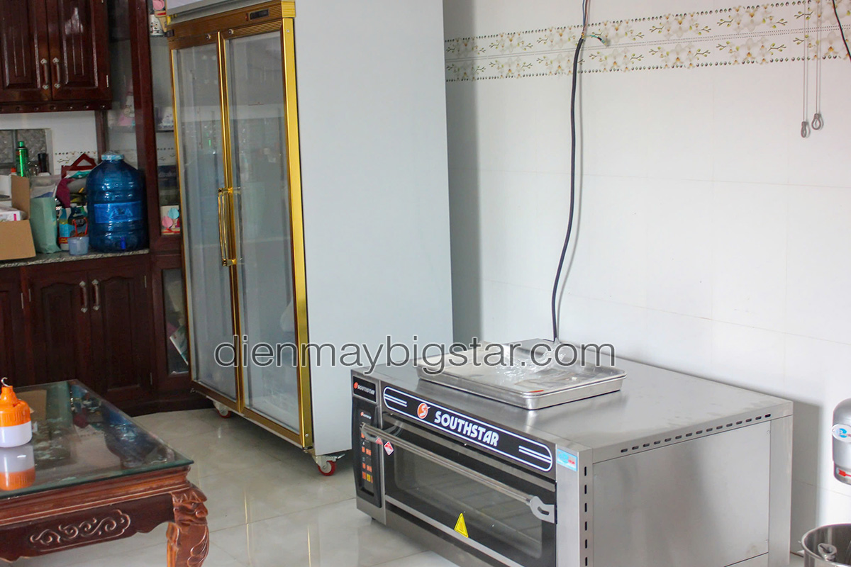 don hang lo nuong banh 1 tang 2 khay bang dien tu southstar 2