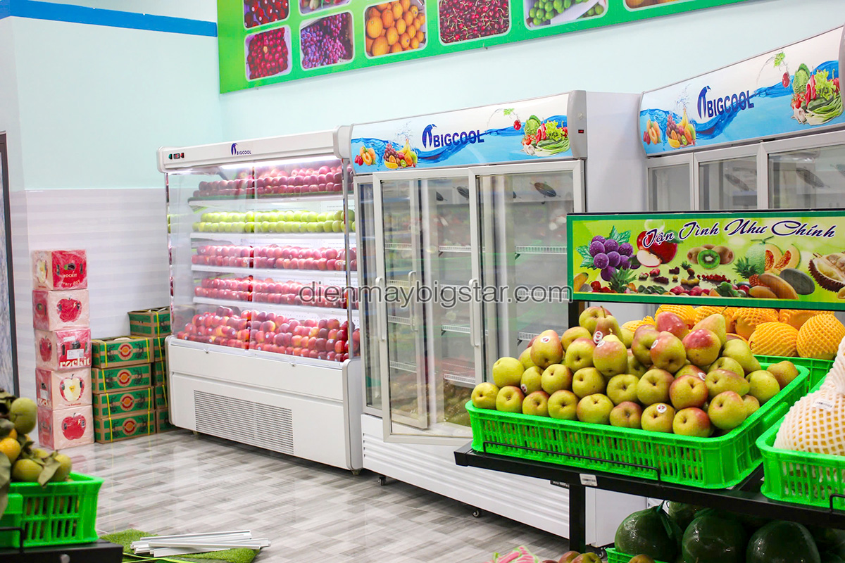 don hang tu mat trung bay sieu thi tai cua hang FRUITS HIEU NGUYEN 2