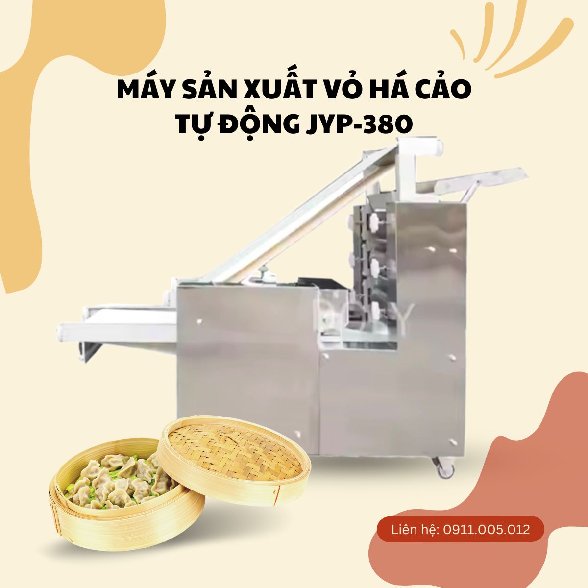 Máy sản xuất vỏ há cảo tự động JYP-380